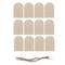 36 Packs: 12 ct. (432 total) 4" Plywood Tags by Make Market®